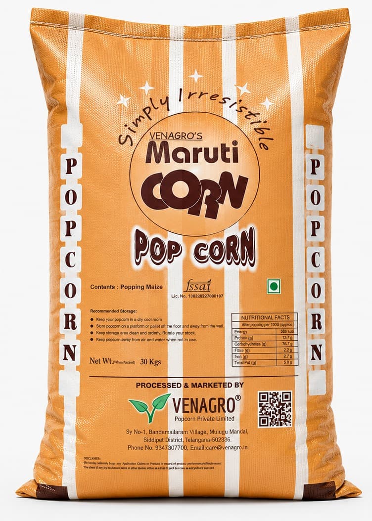 Maruti Corn raw popping-maize bag