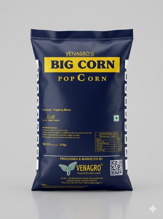 Big Corn popcorn sack