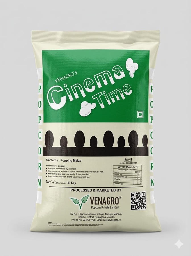 Cinema Time popcorn sack