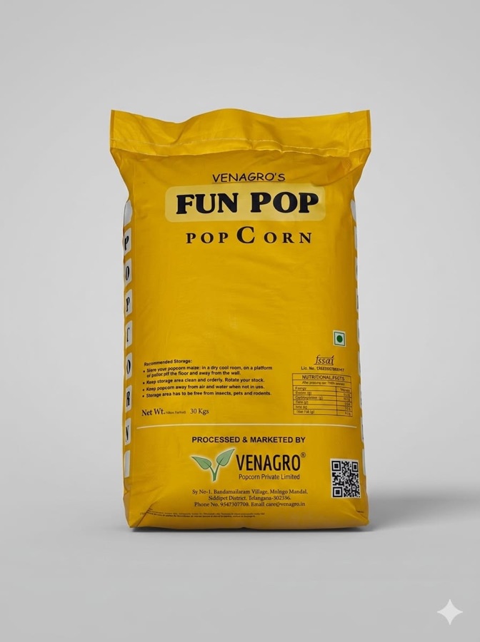 Fun Pop popcorn sack