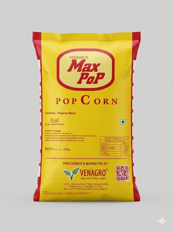 Max Pop popcorn sack