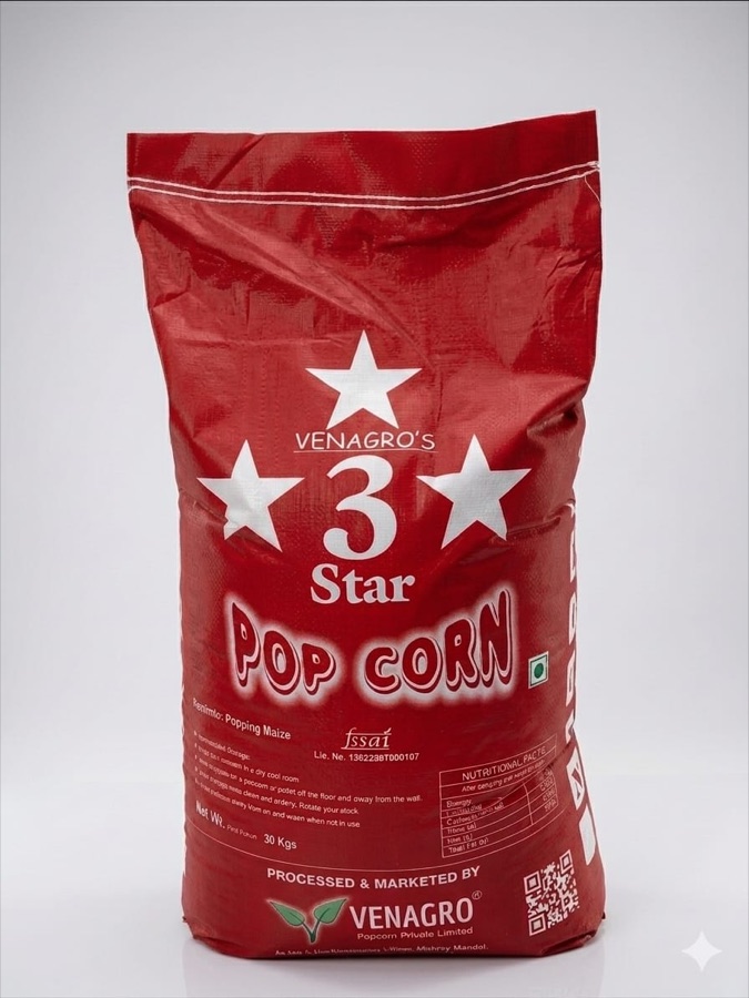 3 Star popcorn sack